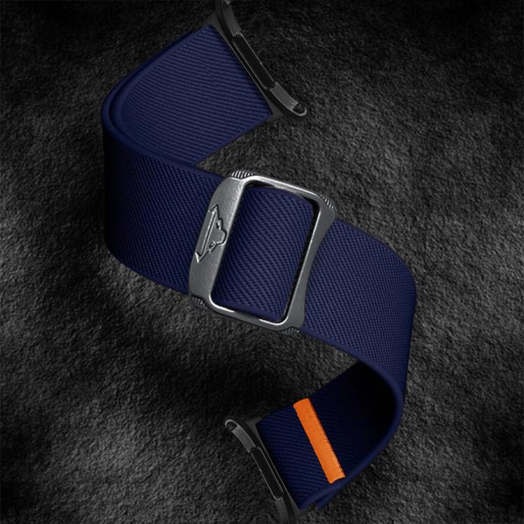 For Samsung Galaxy Watch Ultra 47mm Kalebol Elastic Nylon Watch Band(Midnight Blue) - Watch Bands by Kalebol | Online Shopping South Africa | PMc TechLife | Buy Now Pay Later Mobicred