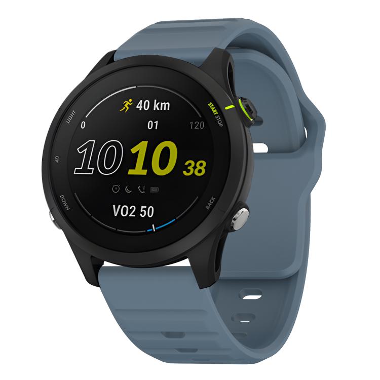 20mm Kalebol Wave Pattern Studded Buckle Silicone Watch Band(Navy Blue) - free shipping - PMc TechLife - Order now!