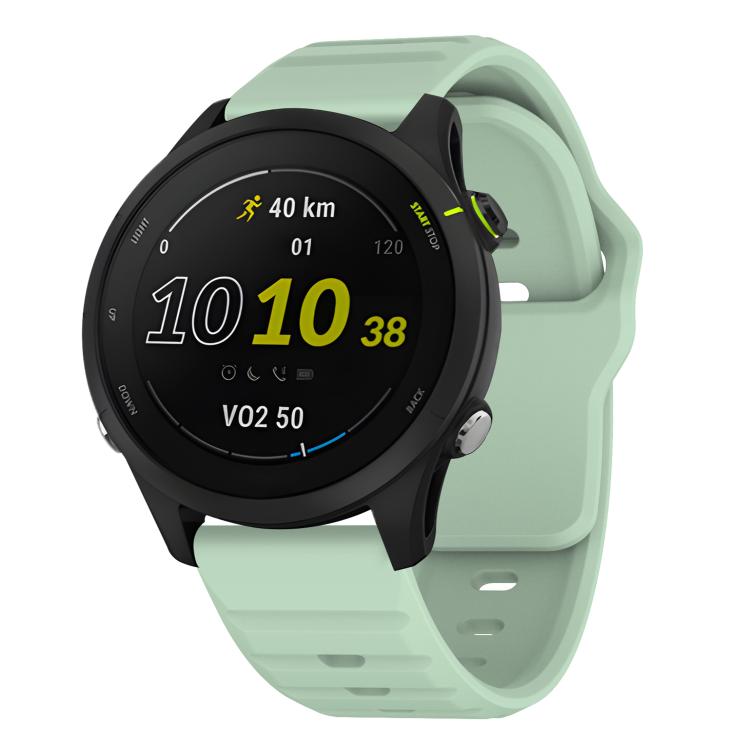 22mm Kalebol Wave Pattern Studded Buckle Silicone Watch Band(Teal) - 22mm Bands by Kalebol | Online Shopping South Africa | PMc TechLife | Buy Now Pay Later Mobicred