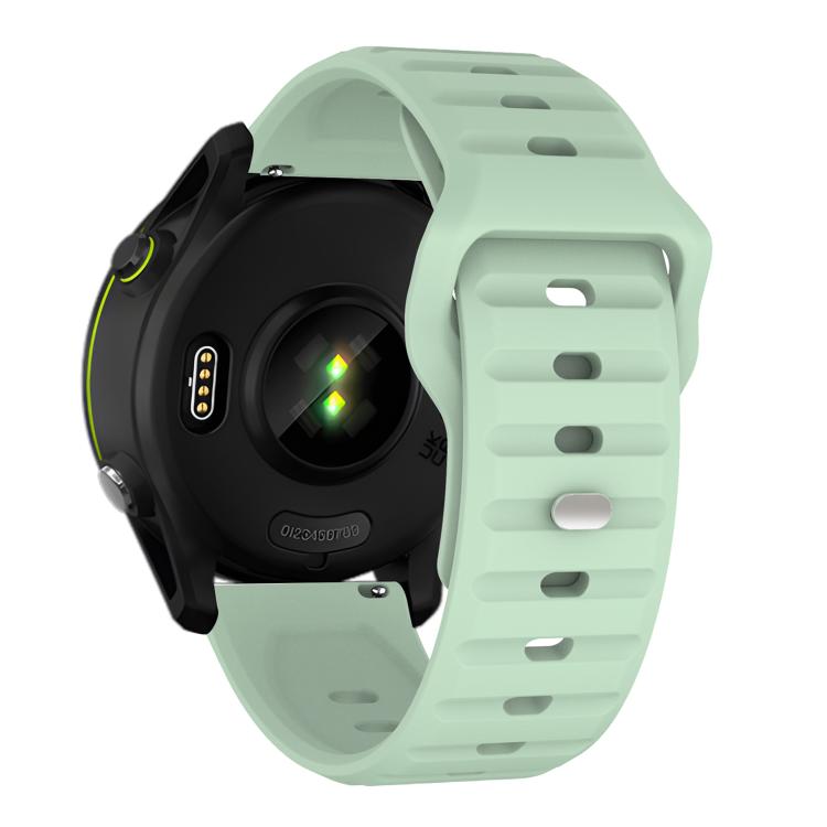 22mm Kalebol Wave Pattern Studded Buckle Silicone Watch Band(Teal) - 22mm Bands by Kalebol | Online Shopping South Africa | PMc TechLife | Buy Now Pay Later Mobicred