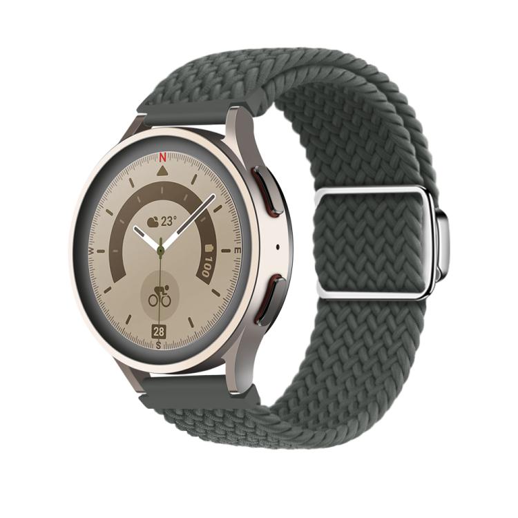 22mm Kalebol Nylon Braided Loop Magnetic Buckle Watch Band(Space Grey) - free shipping - PMc TechLife - Order now!