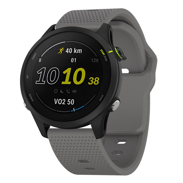 20mm Kalebol Dot Studded Buckle Silicone Watch Band(Grey) - 20mm Bands by Kalebol | Online Shopping South Africa | PMc TechLife | Buy Now Pay Later Mobicred