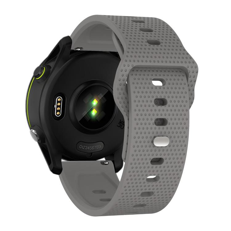 20mm Kalebol Dot Studded Buckle Silicone Watch Band(Grey) - 20mm Bands by Kalebol | Online Shopping South Africa | PMc TechLife | Buy Now Pay Later Mobicred