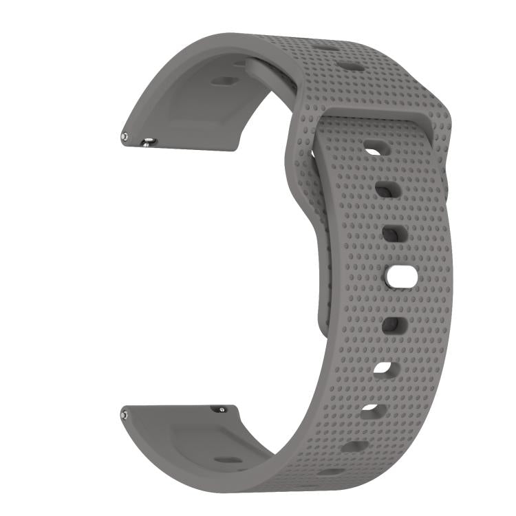 20mm Kalebol Dot Studded Buckle Silicone Watch Band(Grey) - 20mm Bands by Kalebol | Online Shopping South Africa | PMc TechLife | Buy Now Pay Later Mobicred