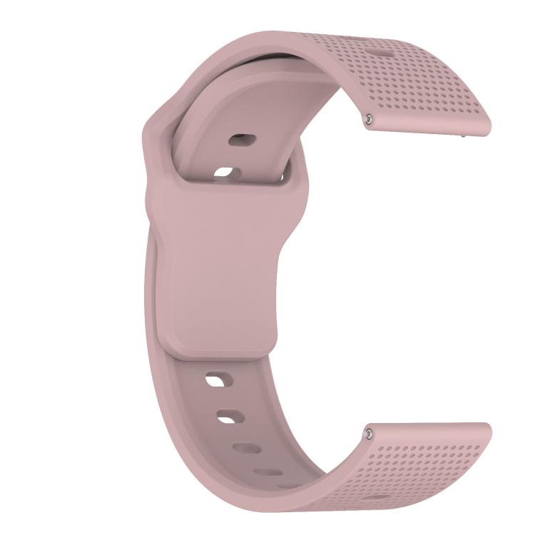 20mm Kalebol Dot Studded Buckle Silicone Watch Band(Rose Pink) - 20mm Bands by Kalebol | Online Shopping South Africa | PMc TechLife | Buy Now Pay Later Mobicred
