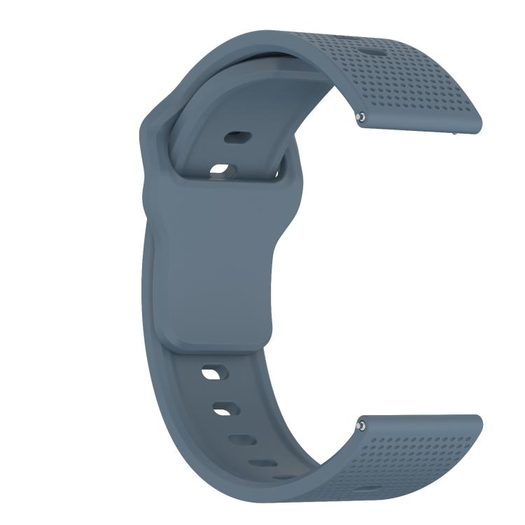 22mm Kalebol Dot Studded Buckle Silicone Watch Band(Navy Blue) - 22mm Bands by Kalebol | Online Shopping South Africa | PMc TechLife | Buy Now Pay Later Mobicred