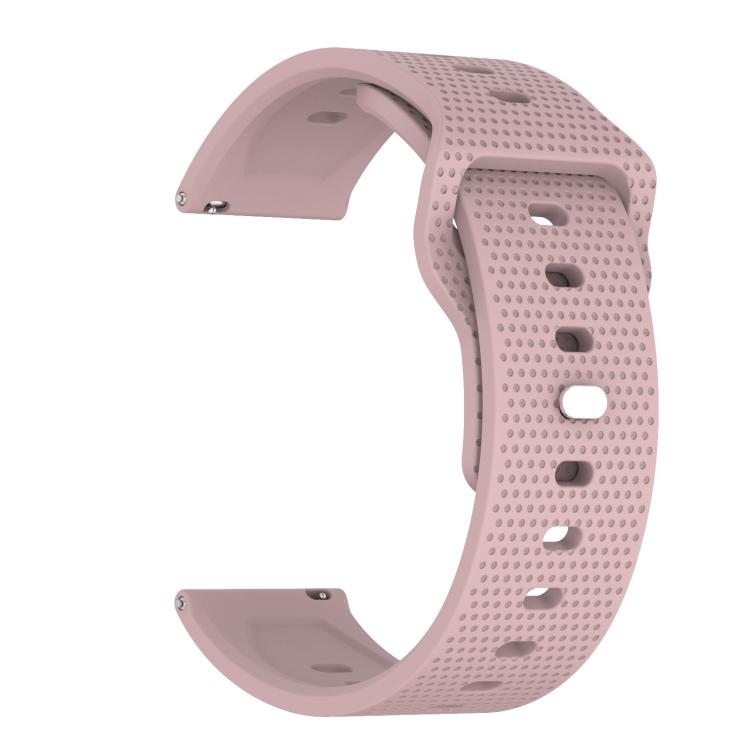 22mm Kalebol Dot Studded Buckle Silicone Watch Band(Rose Pink) - 22mm Bands by Kalebol | Online Shopping South Africa | PMc TechLife | Buy Now Pay Later Mobicred
