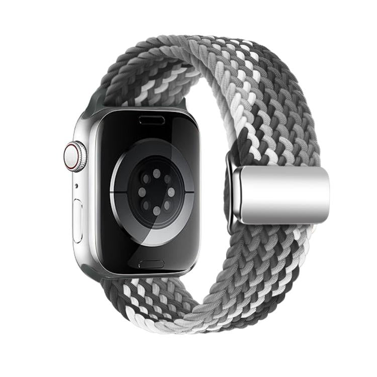 For Apple Watch 46mm / 49mm / 45mm / 44mm Kalebol Nylon Loop Magnetic Buckle Watch Band(Dark Chocolate) - free shipping - PMc TechLife - Order now!