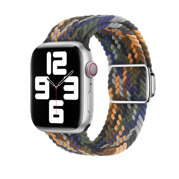 For Apple Watch 46mm / 49mm / 45mm / 44mm Kalebol Nylon Loop Magnetic Buckle Watch Band(Camo Colorful) - free shipping - PMc TechLife - Order now!