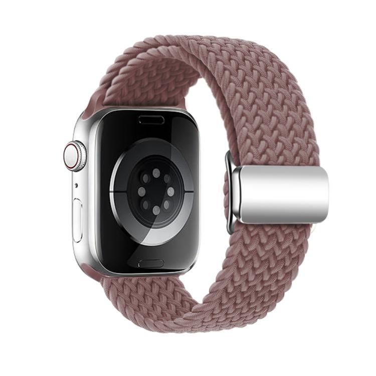 For Apple Watch 46mm / 49mm / 45mm / 44mm Kalebol Nylon Loop Magnetic Buckle Watch Band(Smoky Purple) - free shipping - PMc TechLife - Order now!