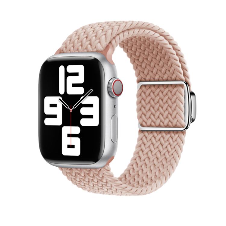 For Apple Watch 42mm / 41mm / 40mm / 38mm Kalebol Nylon Loop Magnetic Buckle Watch Band(Pink Sand) - free shipping - PMc TechLife - Order now!