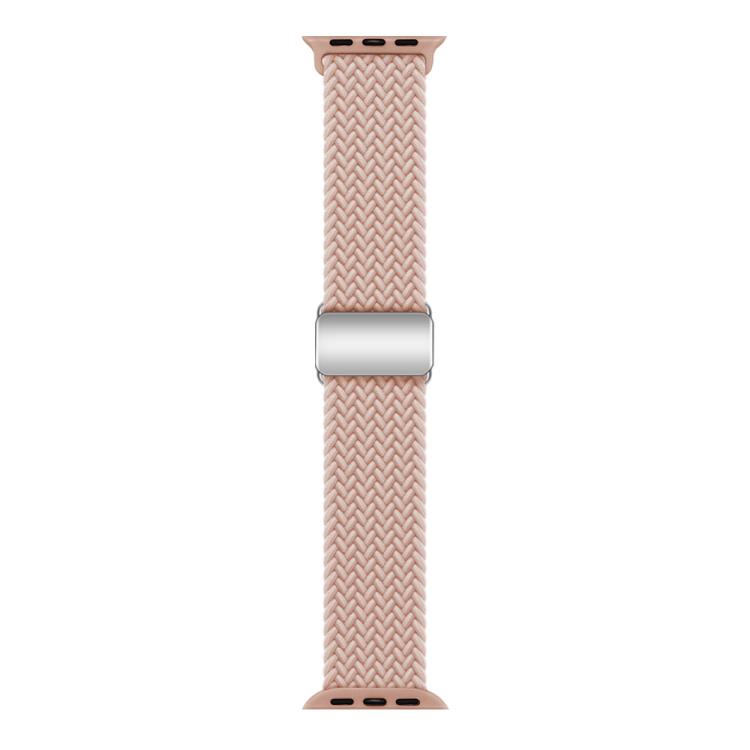 For Apple Watch 42mm / 41mm / 40mm / 38mm Kalebol Nylon Loop Magnetic Buckle Watch Band(Pink Sand) - free shipping - PMc TechLife - Order now!