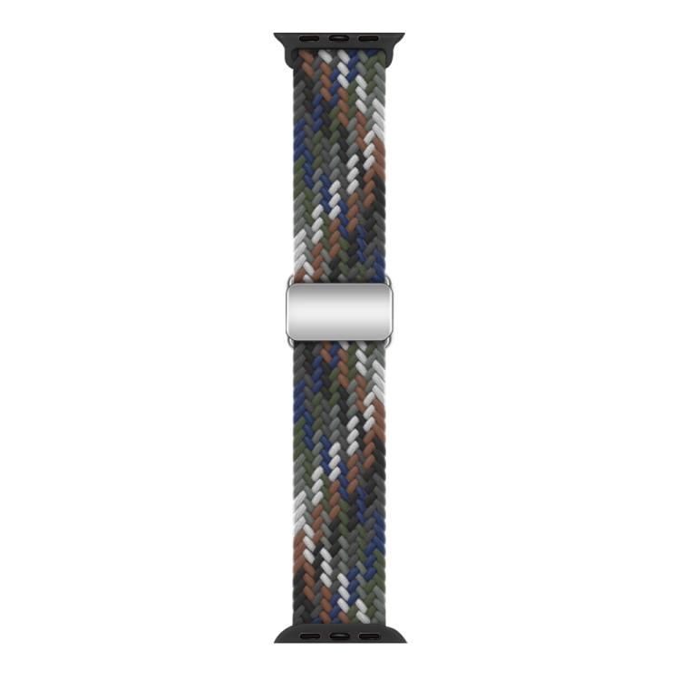 For Apple Watch 42mm / 41mm / 40mm / 38mm Kalebol Nylon Loop Magnetic Buckle Watch Band(Cowboy Colorful 2) - free shipping - PMc TechLife - Order now!