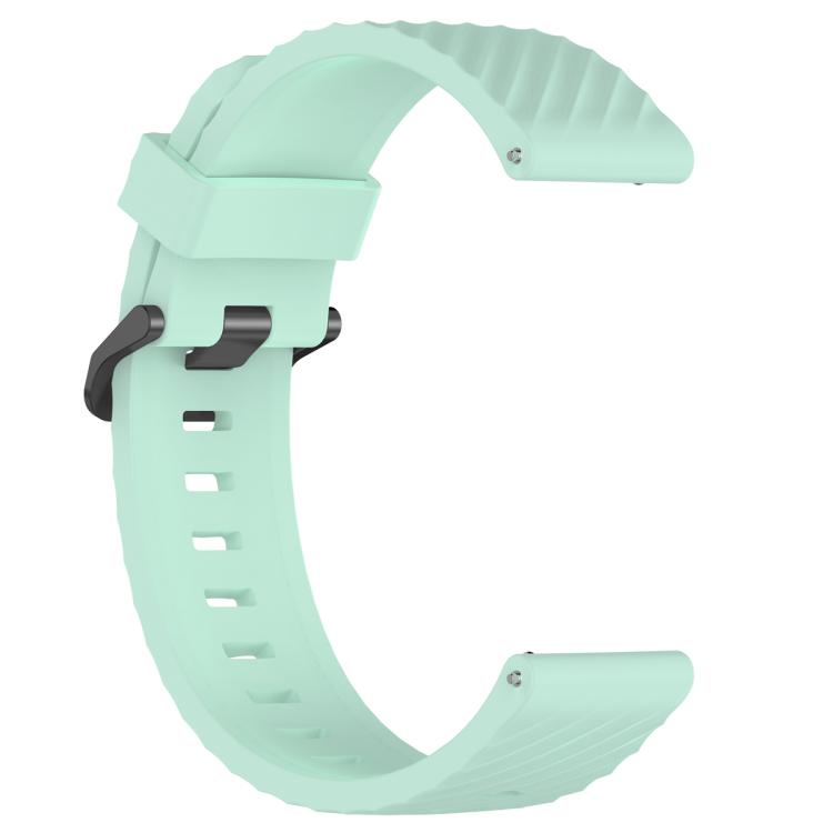 20mm Kalebol Steel Buckle Spruce Silicone Watch Band(Teal) - free shipping - PMc TechLife - Order now!