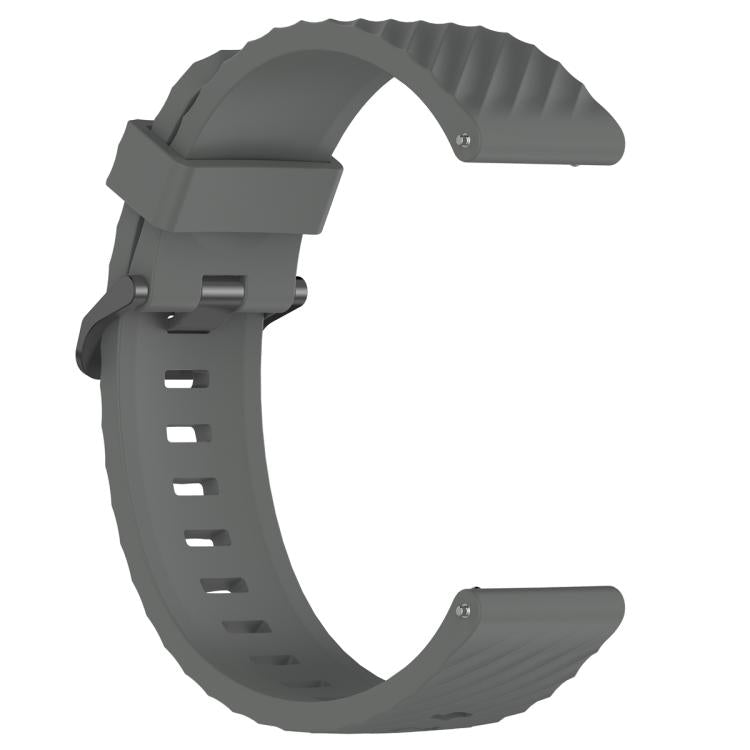 20mm Kalebol Steel Buckle Spruce Silicone Watch Band(Space Grey) - free shipping - PMc TechLife - Order now!