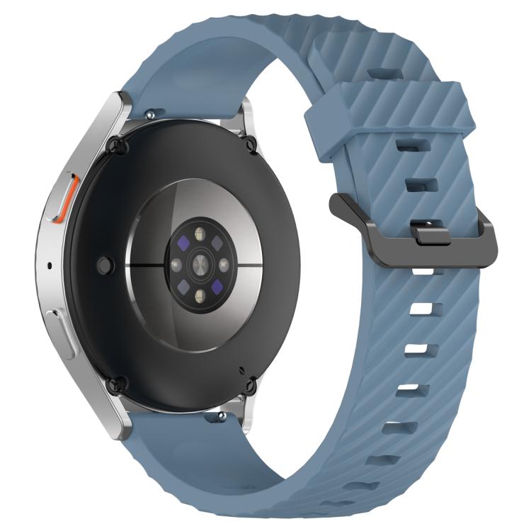 20mm Kalebol Steel Buckle Spruce Silicone Watch Band(Rock Blue) - free shipping - PMc TechLife - Order now!