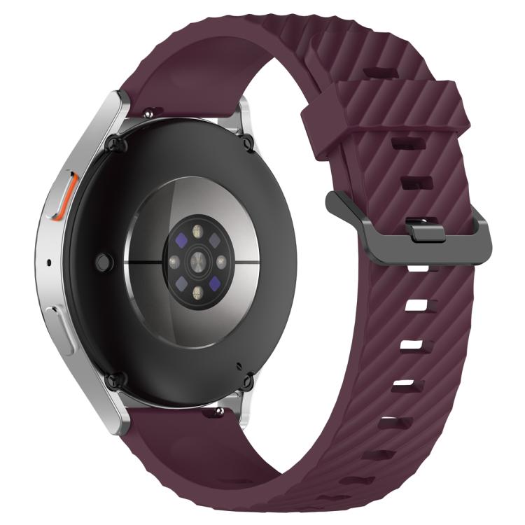 22mm Kalebol Steel Buckle Spruce Silicone Watch Band(Wine Red) - free shipping - PMc TechLife - Order now!