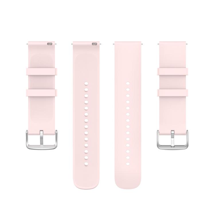 20mm Kalebol Round Tail Silicone Watch Band(Light Pink) - 20mm Bands by Kalebol | Online Shopping South Africa | PMc TechLife | Buy Now Pay Later Mobicred