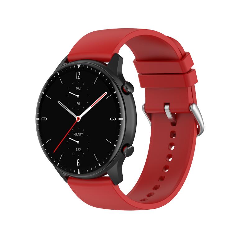 22mm Kalebol Round Tail Silicone Watch Band(Red) - free shipping - PMc TechLife - Order now!