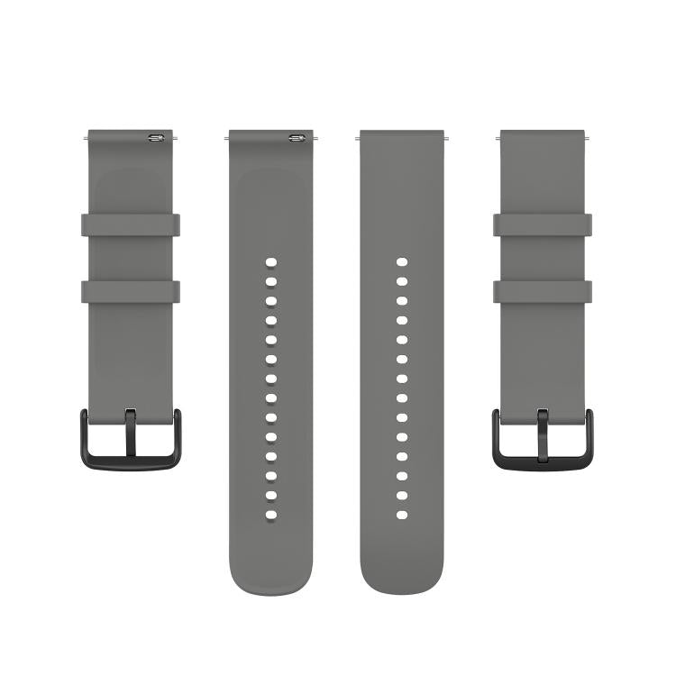 22mm Kalebol Round Tail Silicone Watch Band(Dark Grey) - free shipping - PMc TechLife - Order now!