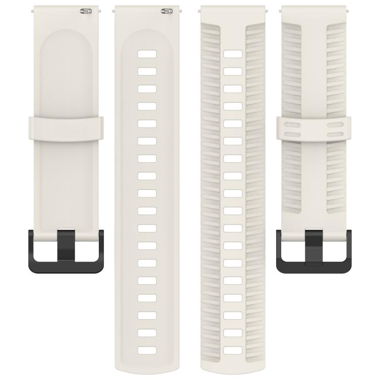 20mm Kalebol Black Buckle Tire Pattern Silicone Watch Band(Starlight) - 20mm Bands by Kalebol | Online Shopping South Africa | PMc TechLife | Buy Now Pay Later Mobicred