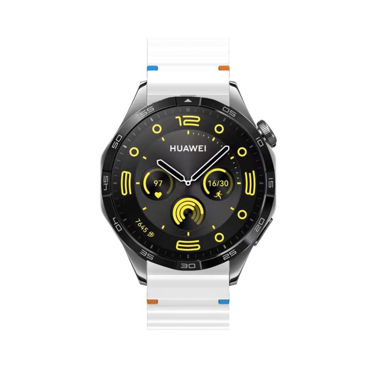 20mm Kalebol Wave Stitch Silicone Watch Band(White) - free shipping - PMc TechLife - Order now!