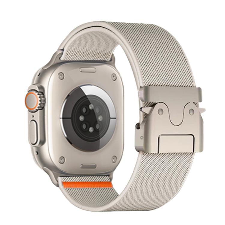 For Apple Watch 42mm / 41mm / 40mm / 38mm Kalebol Parachute Buckle Elastic Nylon Watch Band(Starlight) - free shipping - PMc TechLife - Order now!