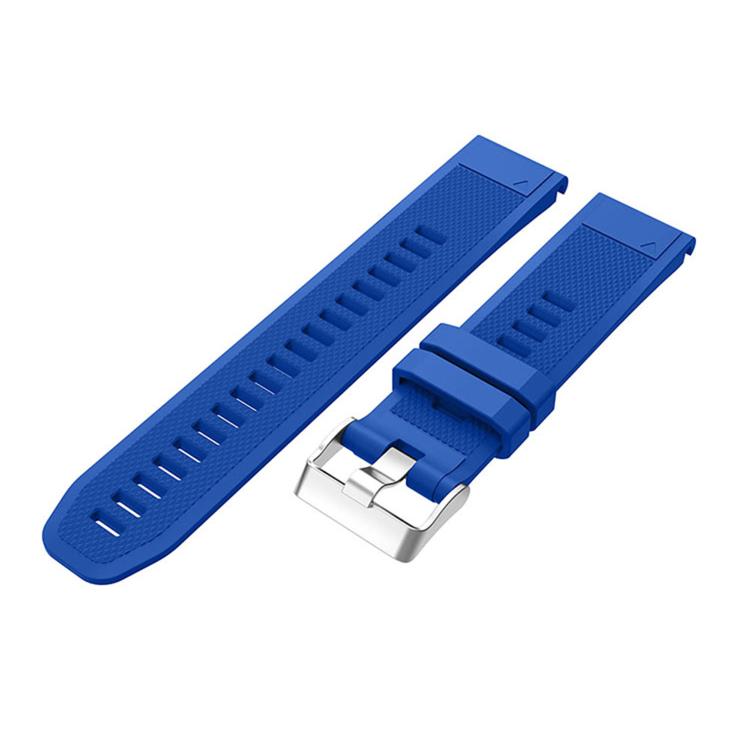 For Garmin QuickFit Kalebol 22mm Rhombus Texture Silicone Watch Band(Royal Blue) - free shipping - PMc TechLife - Order now!