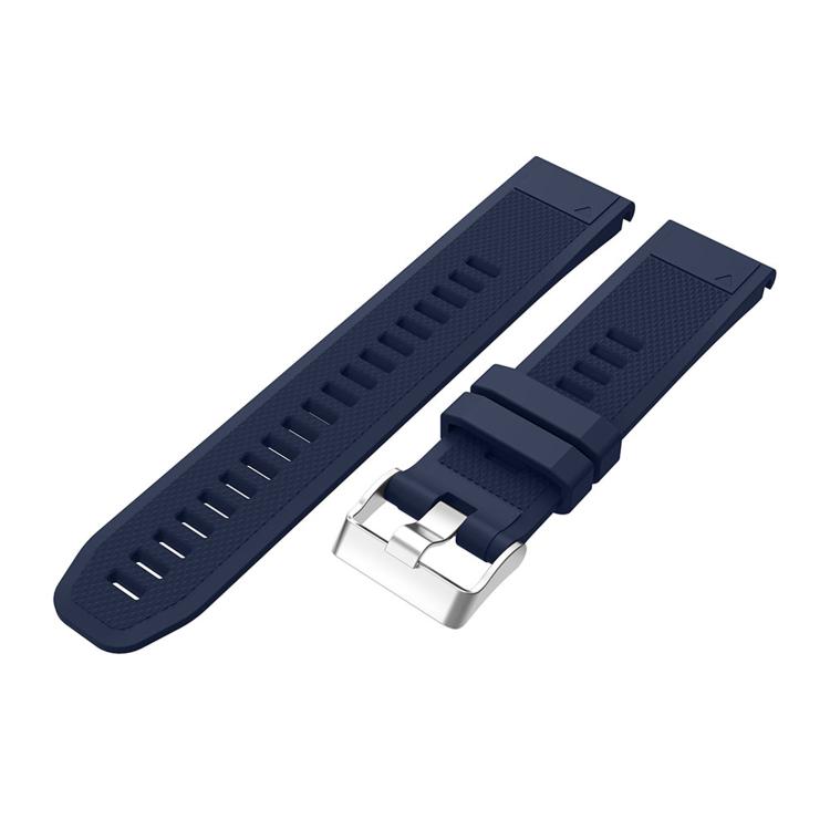 For Garmin QuickFit Kalebol 22mm Rhombus Texture Silicone Watch Band(Midnight Blue) - free shipping - PMc TechLife - Order now!