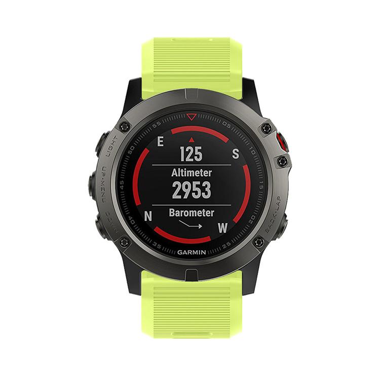 For Garmin QuickFit Kalebol 26mm Rhombus Texture Silicone Watch Band(Grass Green) - free shipping - PMc TechLife - Order now!