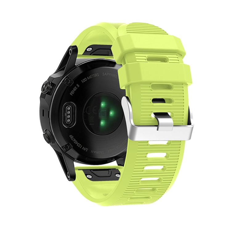 For Garmin QuickFit Kalebol 26mm Rhombus Texture Silicone Watch Band(Grass Green) - free shipping - PMc TechLife - Order now!