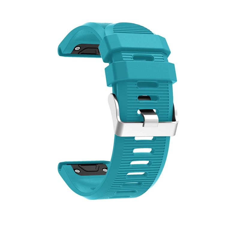 For Garmin QuickFit Kalebol 26mm Rhombus Texture Silicone Watch Band(Blue) - free shipping - PMc TechLife - Order now!