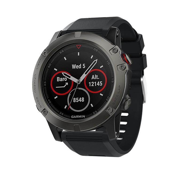 For Garmin QuickFit Kalebol 26mm Rhombus Texture Silicone Watch Band(Black) - free shipping - PMc TechLife - Order now!