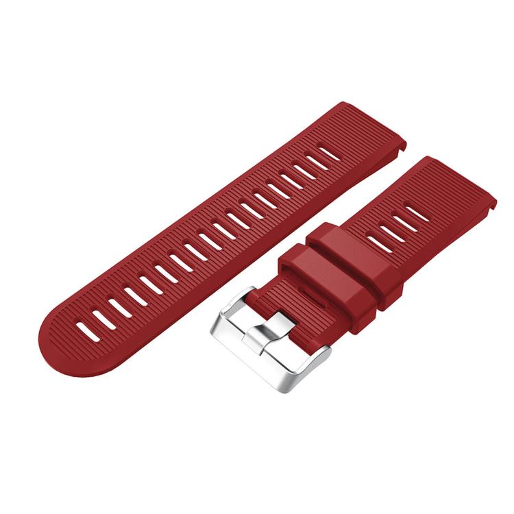 For Garmin QuickFit Kalebol 26mm Rhombus Texture Silicone Watch Band(Red) - free shipping - PMc TechLife - Order now!