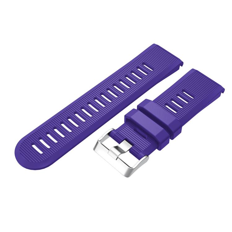 For Garmin QuickFit Kalebol 26mm Rhombus Texture Silicone Watch Band(Purple) - free shipping - PMc TechLife - Order now!