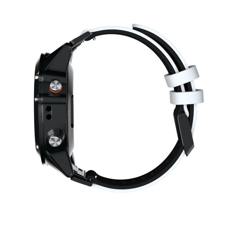 For Garmin QuickFit 26mm Kalebol Two-layer Silicone Watch Band(White Black) - free shipping - PMc TechLife - Order now!