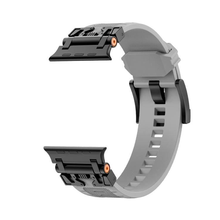 For Apple Watch 42mm / 41mm / 40mm / 38mm Kalebol Armor TPU Watch Band(Black Grey) - free shipping - PMc TechLife - Order now!
