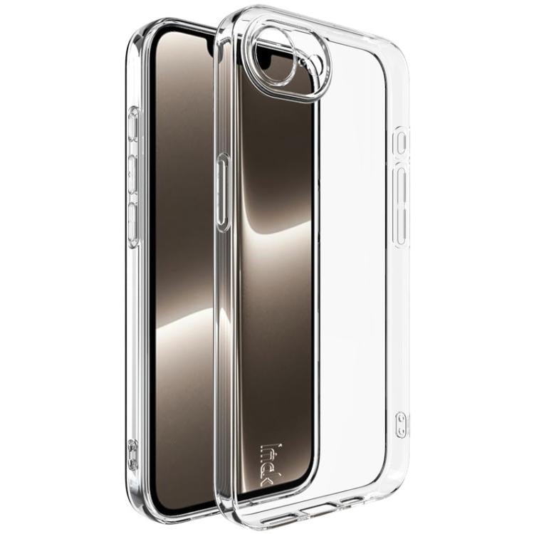 For iPhone 16e imak UX-5 Series Super Slim Transparent Shockproof TPU Protective Case(Transparent) - free shipping - PMc TechLife - Order now!