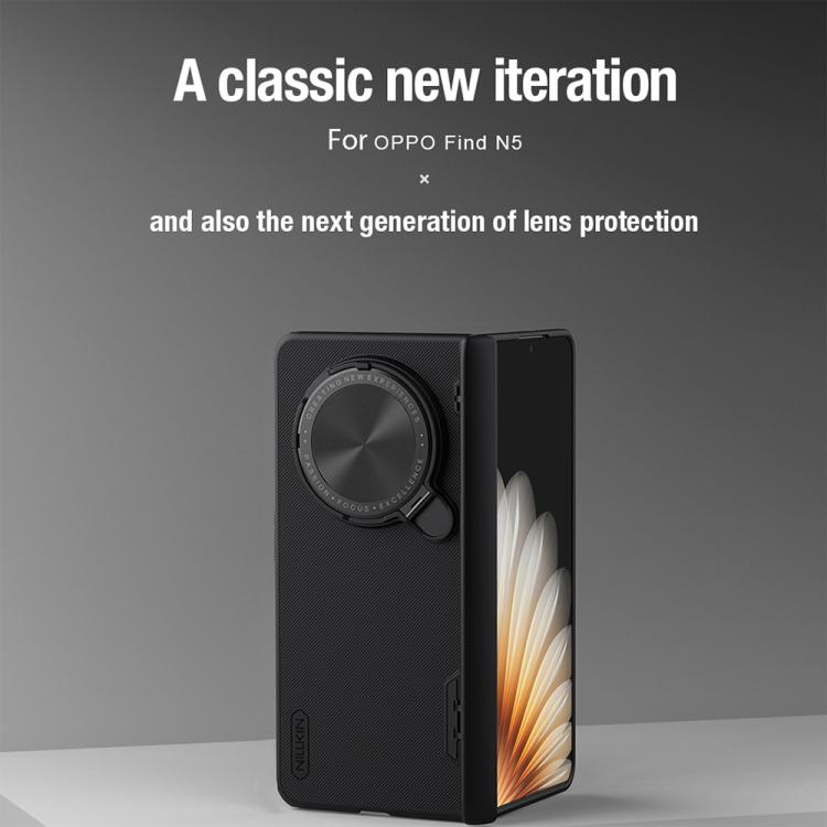 For OPPO Find N5 NILLKIN Frosted Prop PC + TPU MagSafe Magnetic Phone Case(Black) - free shipping - PMc TechLife - Order now!