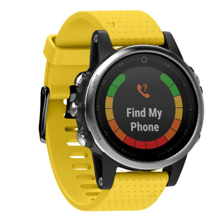For Garmin QuickFit 20mm Kalebol Dot Texture Silicone Watch Band(Yellow) - free shipping - PMc TechLife - Order now!