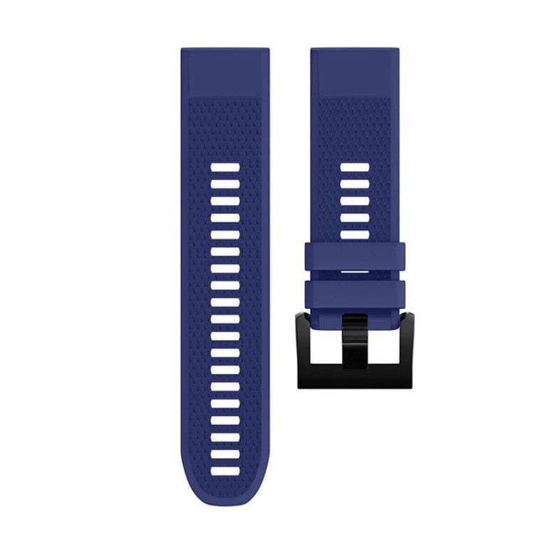 For Garmin QuickFit 22mm Kalebol Triangle Texture Silicone Watch Band(Dark Blue) - free shipping - PMc TechLife - Order now!