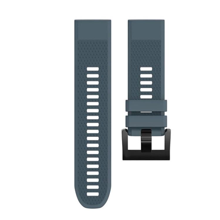 For Garmin QuickFit 26mm Kalebol Triangle Texture Silicone Watch Band(Navy Blue) - free shipping - PMc TechLife - Order now!