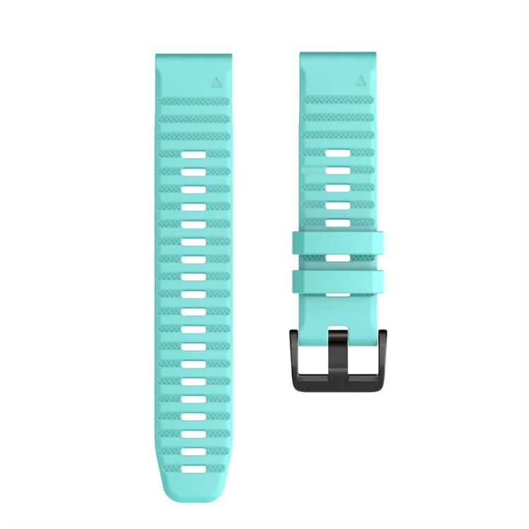 For Garmin QuickFit 22mm Kalebol Concave Texture Silicone Watch Band(Teal) - free shipping - PMc TechLife - Order now!