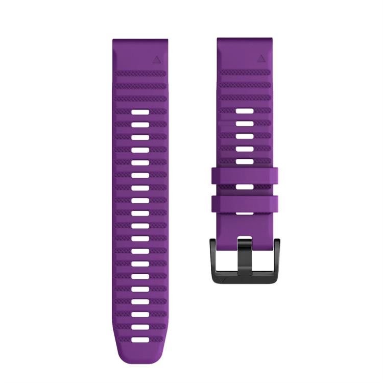 For Garmin QuickFit 22mm Kalebol Concave Texture Silicone Watch Band(Purple) - free shipping - PMc TechLife - Order now!