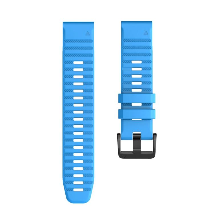 For Garmin QuickFit 26mm Kalebol Concave Texture Silicone Watch Band(Sky Blue) - free shipping - PMc TechLife - Order now!