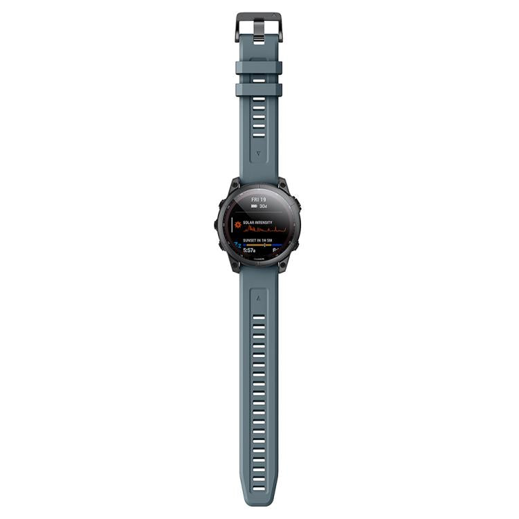 For Garmin QuickFit 20mm Kalebol Ladder Silicone Watch Band(Navy Blue) - free shipping - PMc TechLife - Order now!
