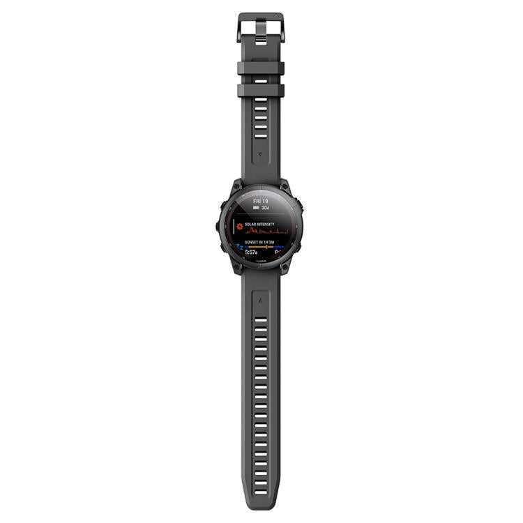 For Garmin QuickFit 20mm Kalebol Ladder Silicone Watch Band(Black) - free shipping - PMc TechLife - Order now!