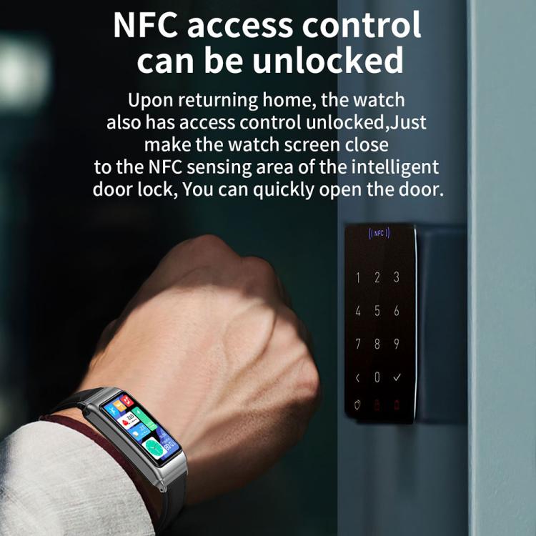K80 1.57 inch Steel Band IP67 Earphone Detachable Smart Watch, Support Bluetooth Call(Silver) - free shipping - PMC TechLife - Order now!