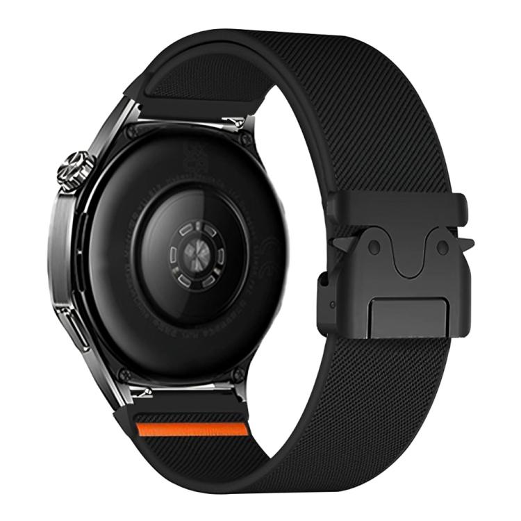 20mm Parachute Buckle Elastic Nylon Watch Band(Black) - free shipping - PMc TechLife - Order now!