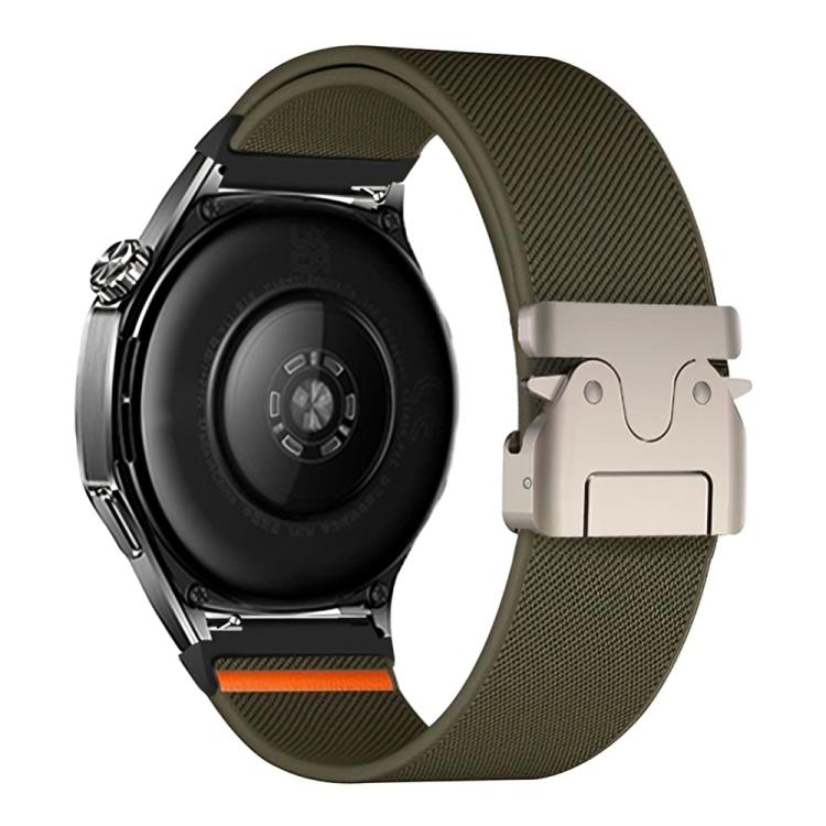 22mm Parachute Buckle Elastic Nylon Watch Band(Army Green) - free shipping - PMc TechLife - Order now!